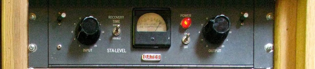 Gates Sta-Level levelling amplifier in a rack