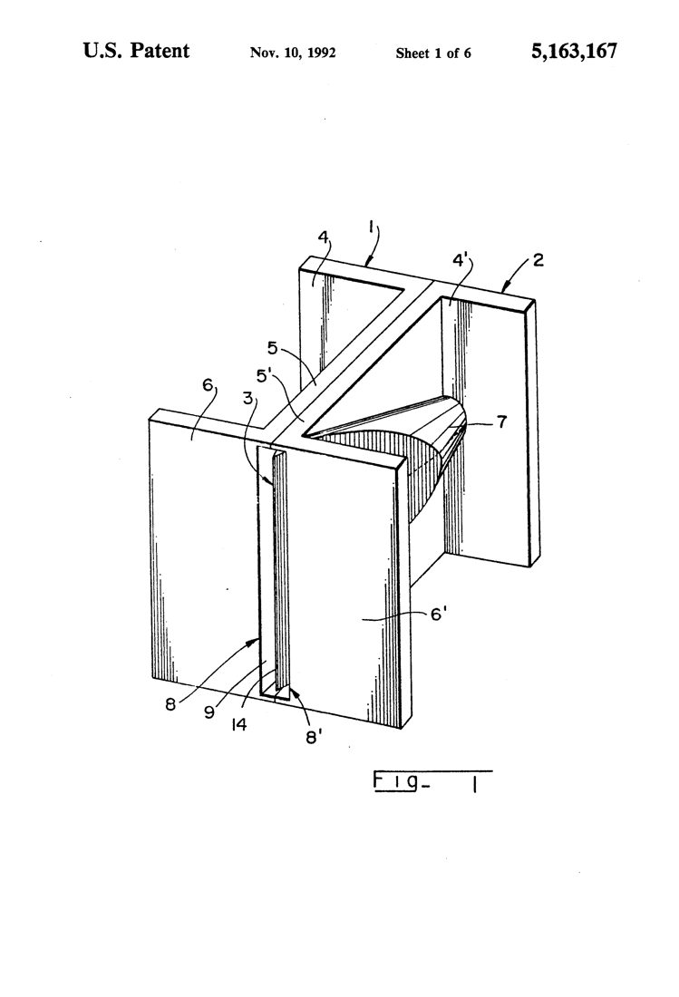 US patent 5,163,167 (1992): sound wave guide (DOSC waveguide)