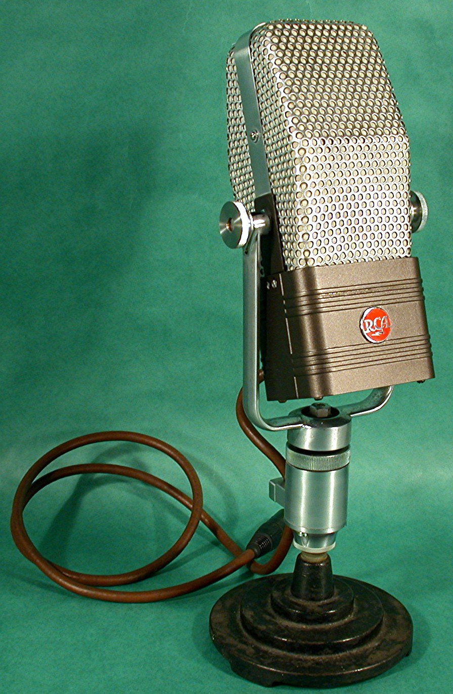Restored RCA 44-BX ribbon microphone