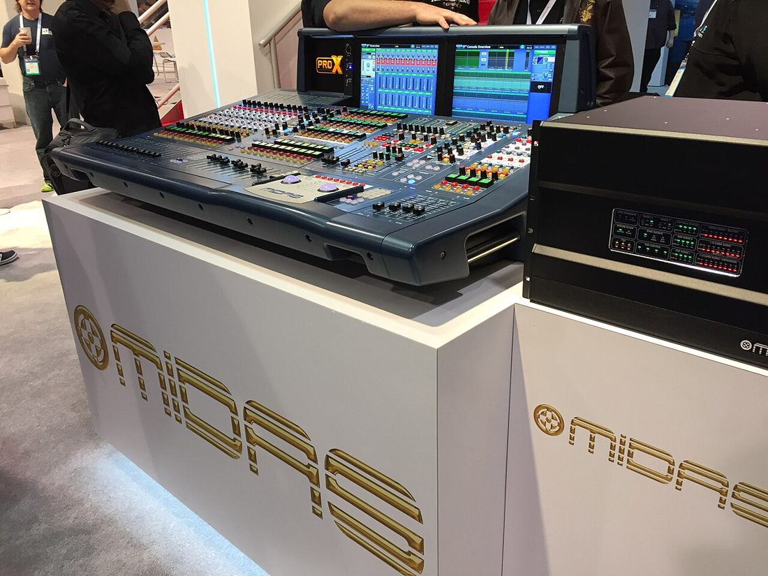 Midas PRO X console at NAMM 2017