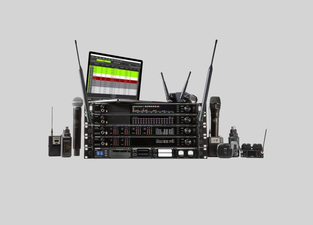 Shure Axient Digital receiver and transmitters